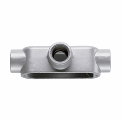 EATON Crouse-Hinds T100M 1 T-Style Conduit Body Form-5 Malleable Iron