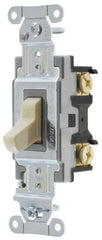 HUBBELL Hubbell CSB120I 20 Amp 120/277 VAC 1-Pole Ivory Toggle Switch