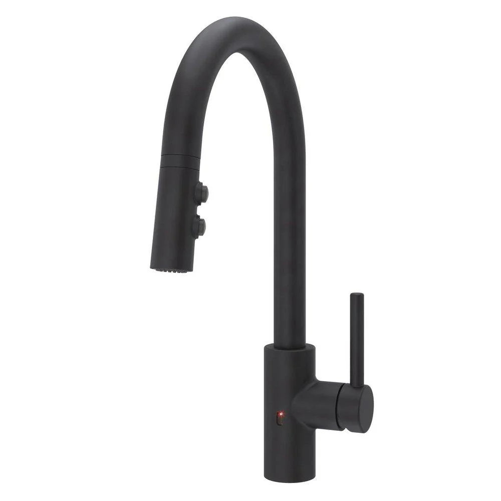 PFISTER Pfister LG529-ESAB Stellen Single Handle Pull Down Kitchen Faucet in Matte Black