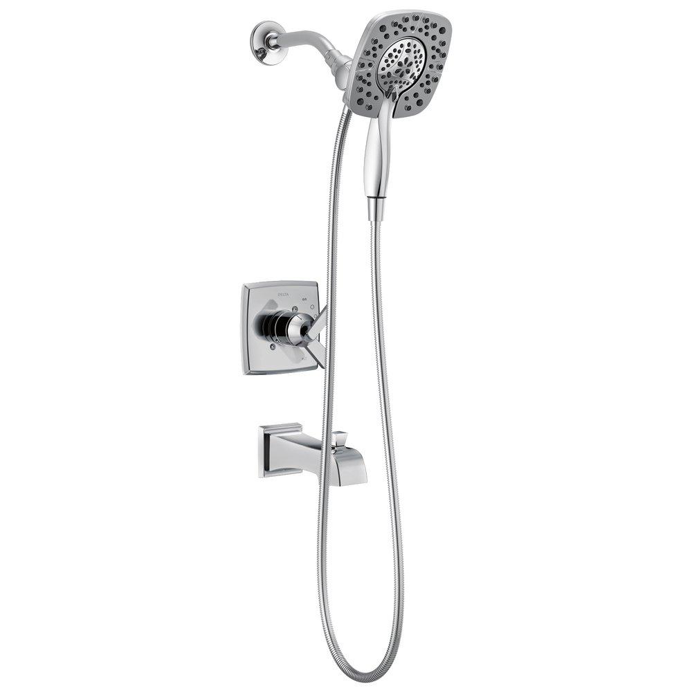 DELTA FAUCET Delta Faucet T17464-I Ashlyn Single Handle Dual Function Bathtub & Shower Faucet in Chrome (Trim Only)