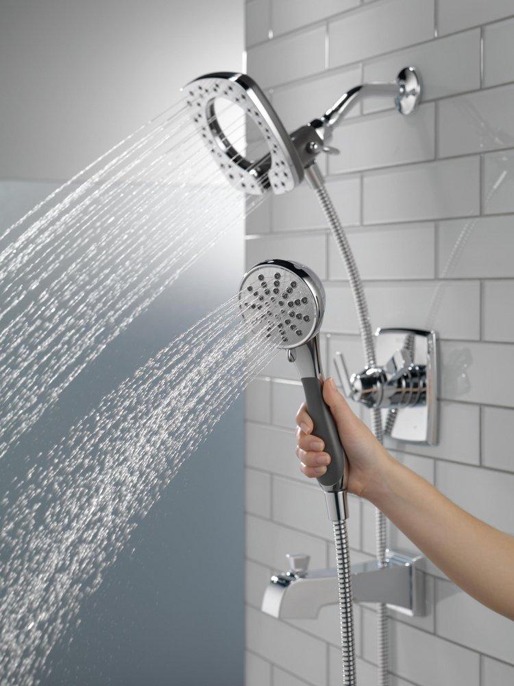 DELTA FAUCET Delta Faucet T17464-I Ashlyn Single Handle Dual Function Bathtub & Shower Faucet in Chrome (Trim Only)