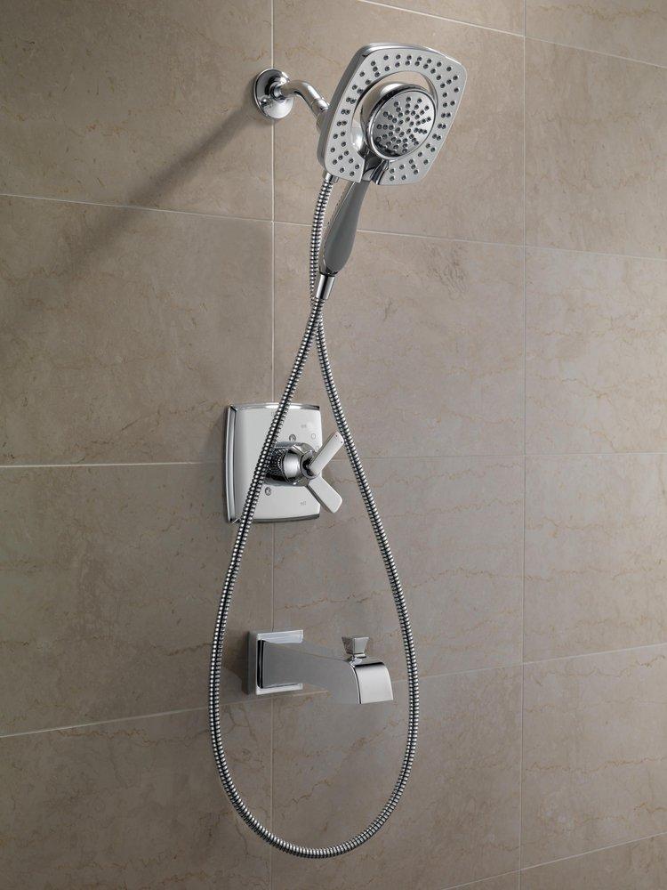 DELTA FAUCET Delta Faucet T17464-I Ashlyn Single Handle Dual Function Bathtub & Shower Faucet in Chrome (Trim Only)