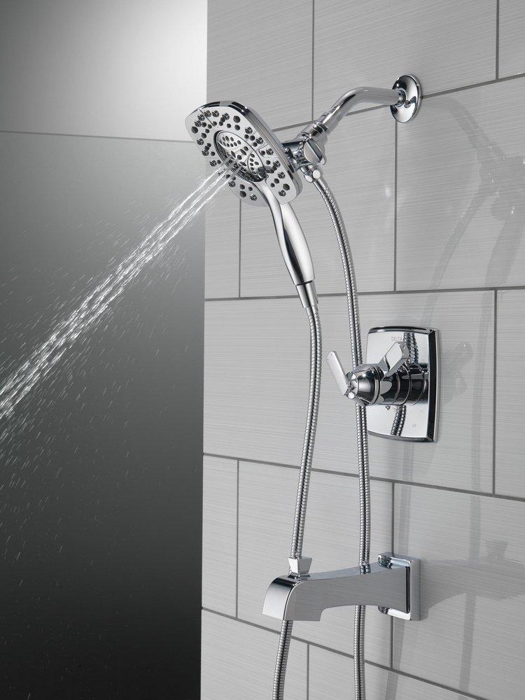 DELTA FAUCET Delta Faucet T17464-I Ashlyn Single Handle Dual Function Bathtub & Shower Faucet in Chrome (Trim Only)