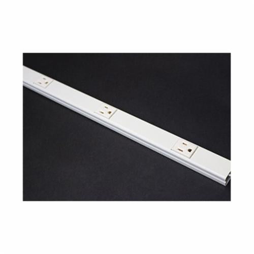 LEGRAND Legrand-Wiremold V20GB606 2000 Pre-Wired Plugmold w/ Snapicoil Harness 12 Outlet 6 Ft Ivory