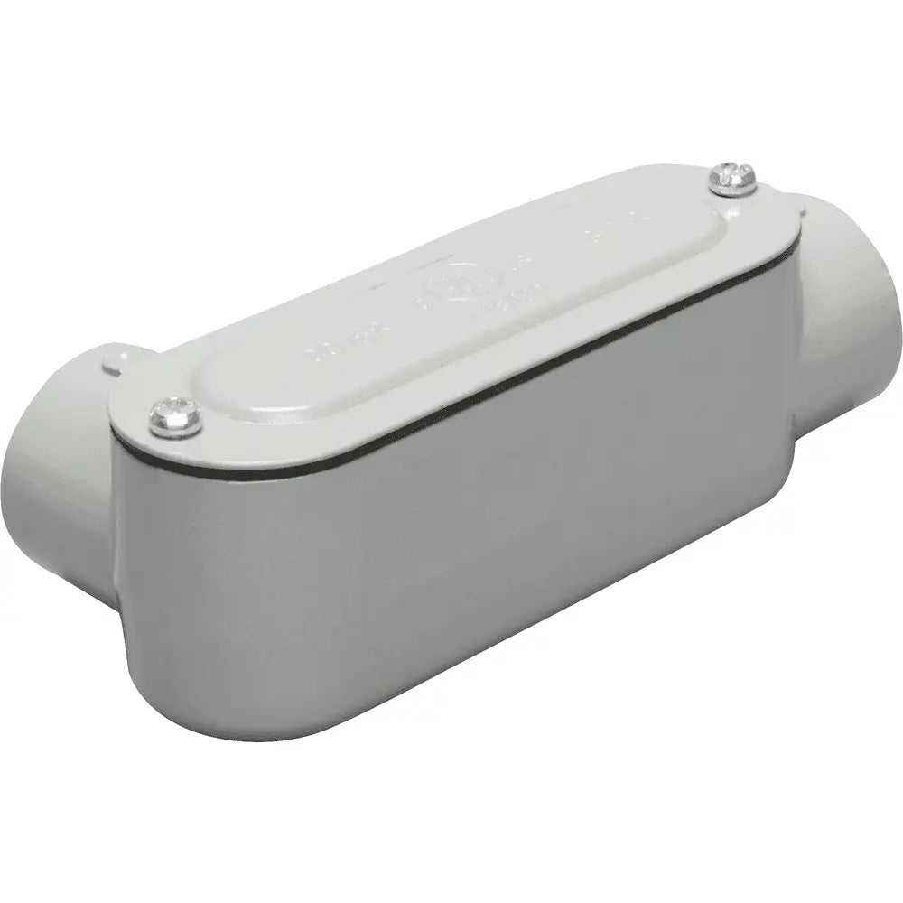 SOUTHWIRE Topaz LL3CG 1 Rigid Conduit Body with Cover and Gasket, Threaded LL Type