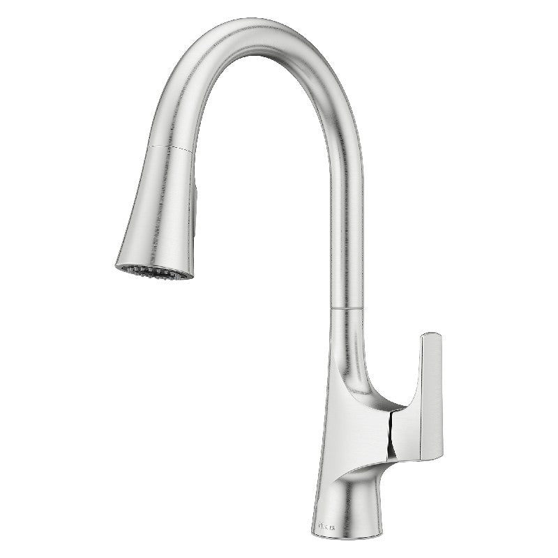 PFISTER Price Pfister GT529NRB Norden Kitchen Faucet with Pull Down Sprayer, Single Handle, High Arc