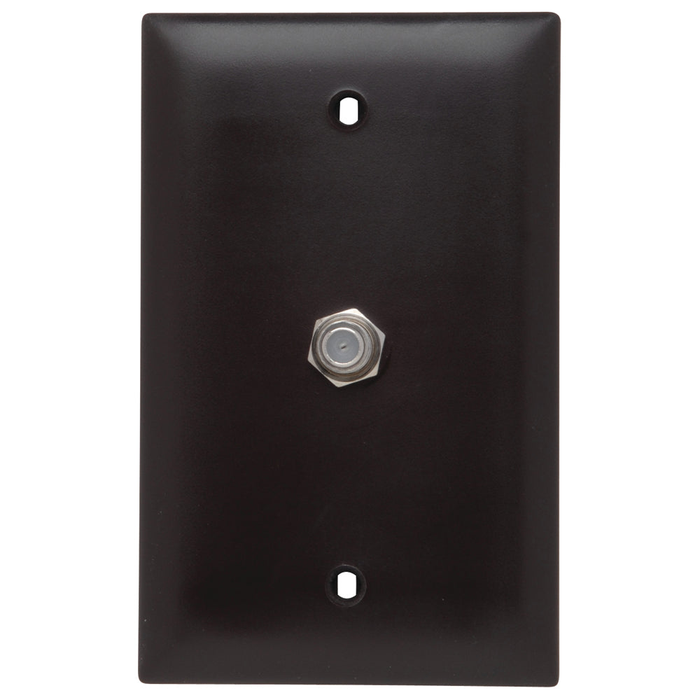 LEGRAND Legrand TPCATV P&S Brown 1G WP With 1-F Coax Conn