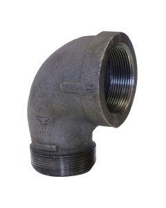 ASC ENGINEERED SOLUTIONS Winston Basics 310016803 1-1/4 BLK STL 150# ST 90 ELL DOM