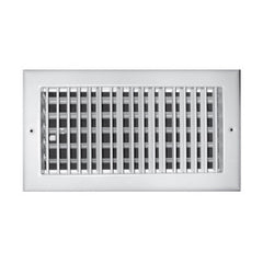TRUAIRE TRUaire A210VM12X08 Adjustable Aluminum 1-Way Air Register for Wall or Ceiling - 12 inches by 8 inches