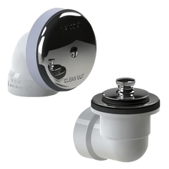 WATCO Watco 601-LT-PVC-CP 601 Series Plastic Lift & Turn Drain in Chrome Plated