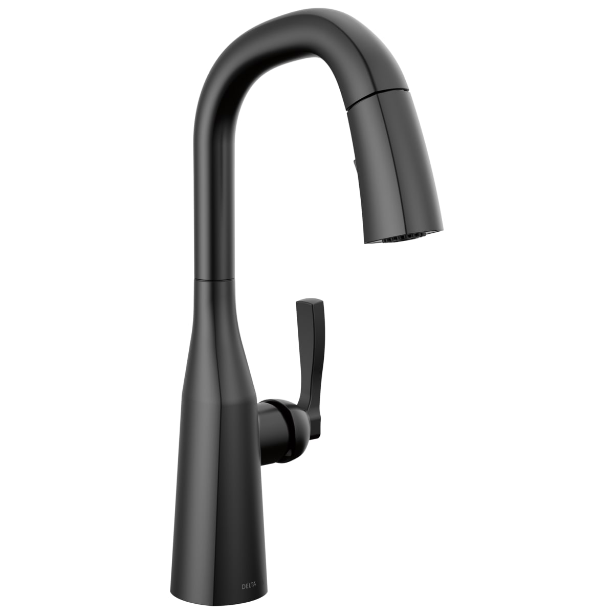 DELTA FAUCET Delta 9976-BL-DST Stryke Bar Faucet with Pull Down Sprayer