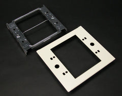 LEGRAND Legrand G4047C-2 Wiremold G4047C-2 4-3/4 x 5-1/8 Multiple Channel Raceway 2-Gang Cover Device Plate