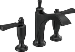 DELTA FAUCET Delta Faucet 3556-BLMPU-DST Dorval Two Handle Widespread Bathroom Sink Faucet