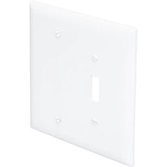 LEGRAND Pass & Seymour TPJ113W Combination Openings, 1 Toggle Switch and 1 Blank, 2-Gang, White