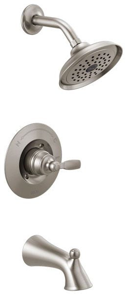 DELTA FAUCET Monitor T14432-SS 1/2 CWT/IPS Shower Head 1.75 GPM Replacement MPN