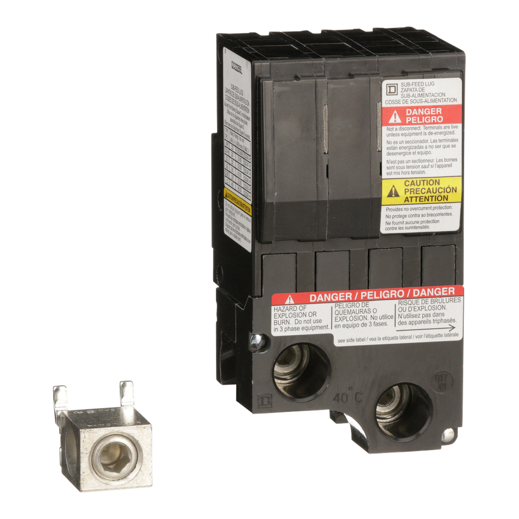 SCHNEIDER ELECTRIC Square D QO2225SL Circuit Breaker Sub-Feed Lug