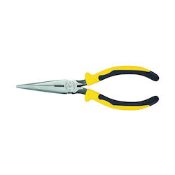 KLEIN TOOLS Klein J203-7 Pliers, Long Nose Side-Cutters, 7-Inch