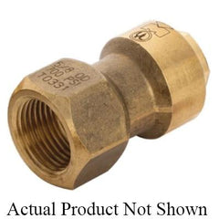MUELLER STREAMLINE MUELLER STREAMLINE ACP15727 SAE Adapter, 1/2 in Push x 1/2 in Flared