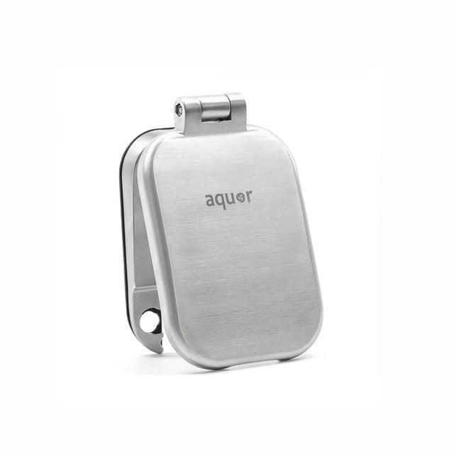AQUOR AQUOR MC-V2P PREMIUM HYDRANT COVER BRUSHED STAINLESS V2+