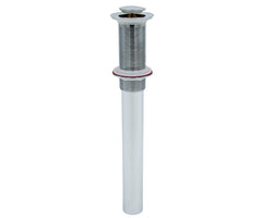 MOUNTAIN PLUMBING Mountain Plumbing MT742-CPB EZ-CLICK Soft Touch Round Lavatory Drain Without Overflow