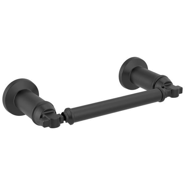 DELTA FAUCET Delta 784500-BL Toilet Paper Holder Broderick Pivoting Matte Black