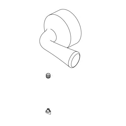 DELTA FAUCET DELTA RP101542SS Kayra Handle Set Screw and Button Stainless