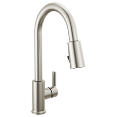 PEERLESS FAUCET Peerless P7912LF-SS Flute Single Handle Pulldown Kitchen Faucet
