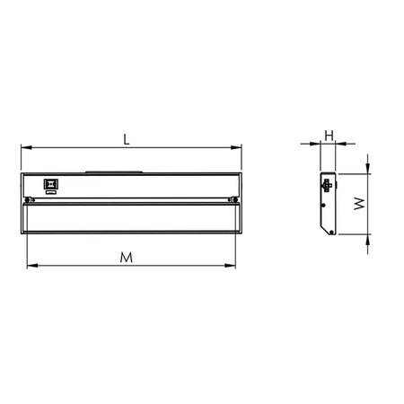 AFX Afx NLLP2-22RB LED undercabinet 10.7 W 22 in
