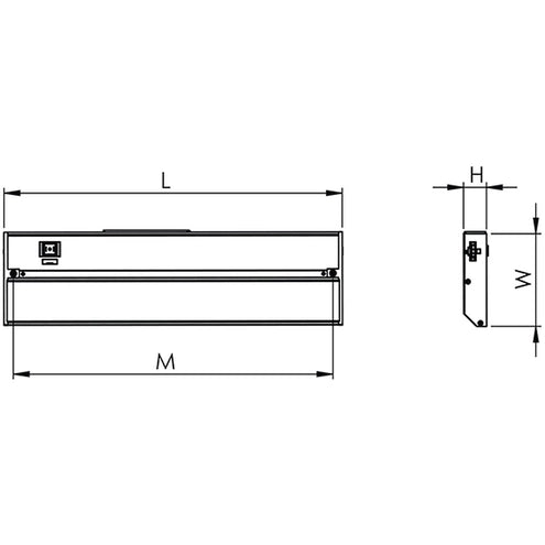 AFX Afx nllp2-32rb led undercab32 14.4w 32 in