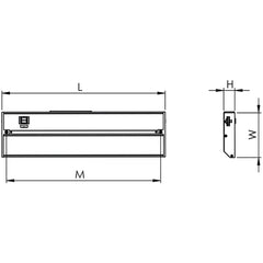 AFX Afx nllp2-32rb led undercab32 14.4w 32 in