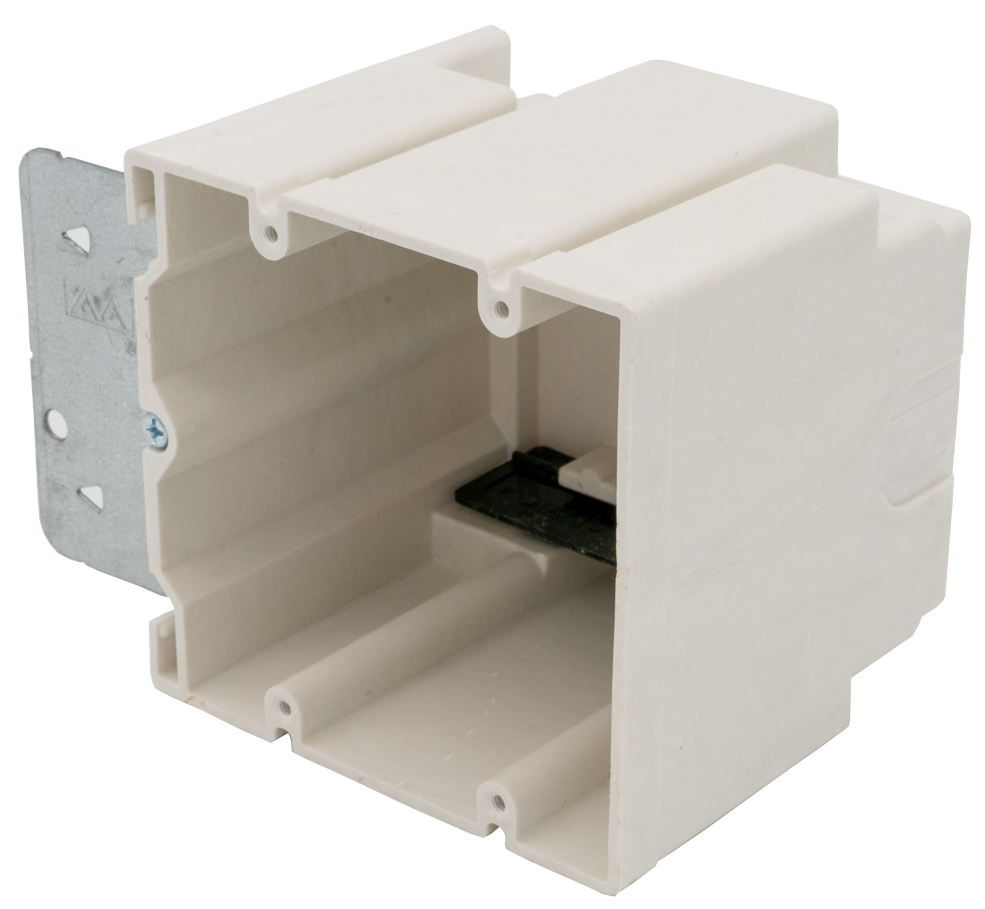 ALLIED MOULDED PRODUCTS Allied Moulded Products 2302-ABKSC Nonmetallic Adjustable Wall Box