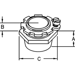 ATKORE Atkore NHUB300-ICKON 3 inches conduit hubs with insulated throat 3 inches