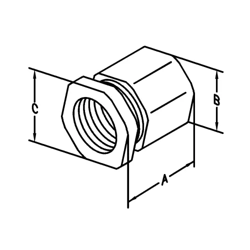 ATKORE Atkore EC100KON 1 inch Threaded E Conduit Body Form 7 Grey Iron