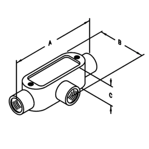 ATKORE Atkore MT4KON 1-1/4 inches rigid t conduit bodies
