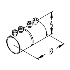 ATKORE Atkore SK400RKON 4 inches EMT set screw coupling