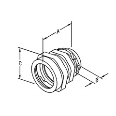 ATKORE Atkore Rcc400kon Threadless Rigid Compression Connector 4 Inch
