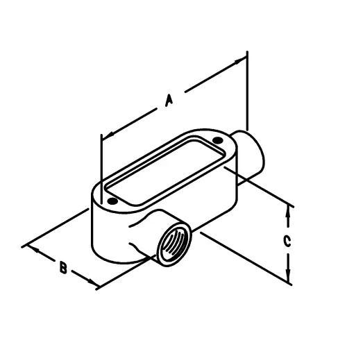 ATKORE Atkore MLR1KON LR 1/2 inches Rigid Conduit Body