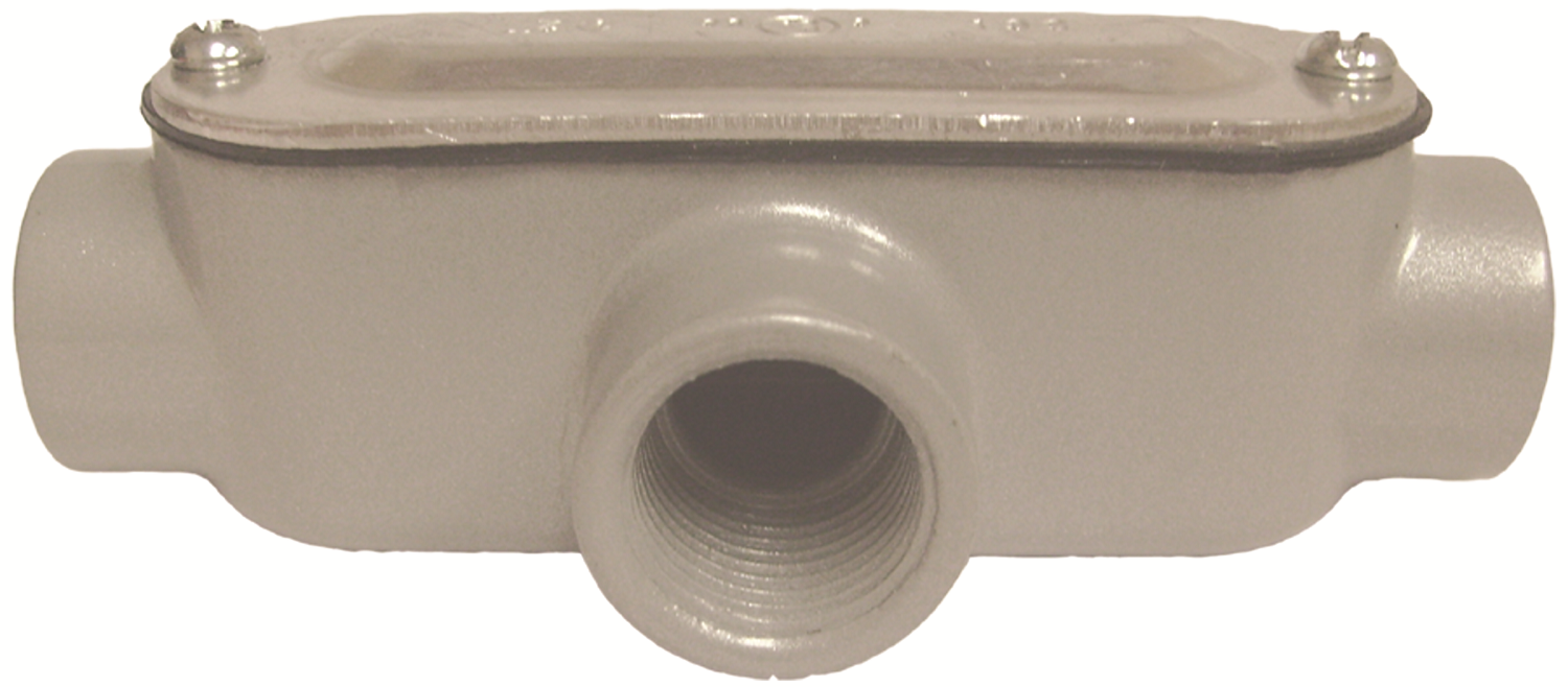 ATKORE Atkore AT2CGKON T conduit body 3-way NPT tapered threaded concrete tight aluminum 3/4 in