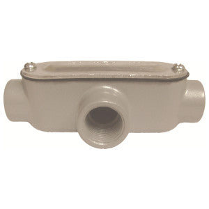 ATKORE Atkore AT2CGKON T conduit body 3-way NPT tapered threaded concrete tight aluminum 3/4 in