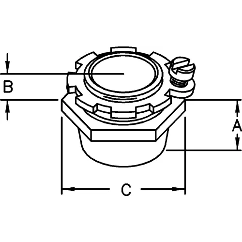 ATKORE Atkore NHUB125-ICKON 1-1/4 inches conduit hubs with insulated throat