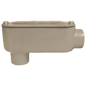 ATKORE Atkore ALB4CGKON 1-1/4 inches aluminum die cast threaded LB conduit body with flat cover & gasket