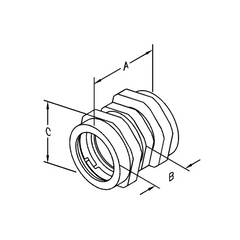 ATKORE Atkore RCK350KON 3-1/2 inches Threadless Rigid Compression Coupling