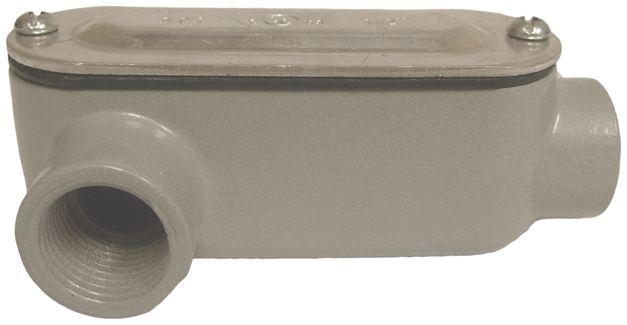 ATKORE Atkore ALR1CGKON Form 5 Threaded LR Conduit Body 1/2 in