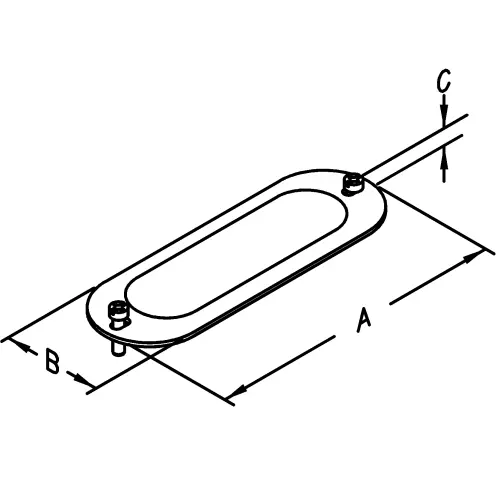 ATKORE Atkore 270-CGKON 3/4 inch Form 7 Steel Conduit Body With Cover and Gasket