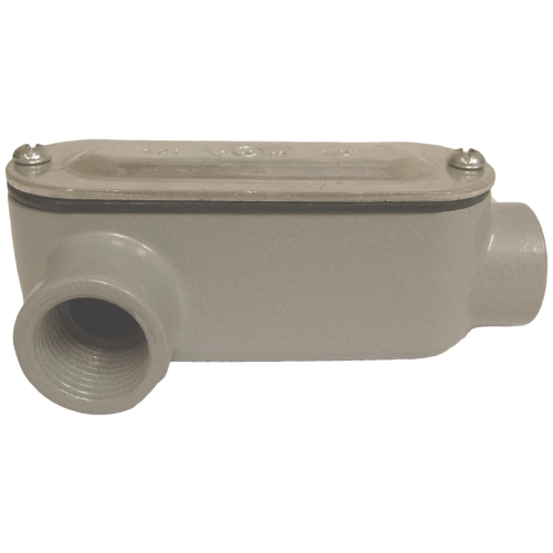 ATKORE Atkore ALR5CGKON 1-1/2 inches aluminum die cast threaded LR conduit body with flat cover & gasket
