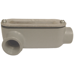 ATKORE Atkore ALR5CGKON 1-1/2 inches aluminum die cast threaded LR conduit body with flat cover & gasket