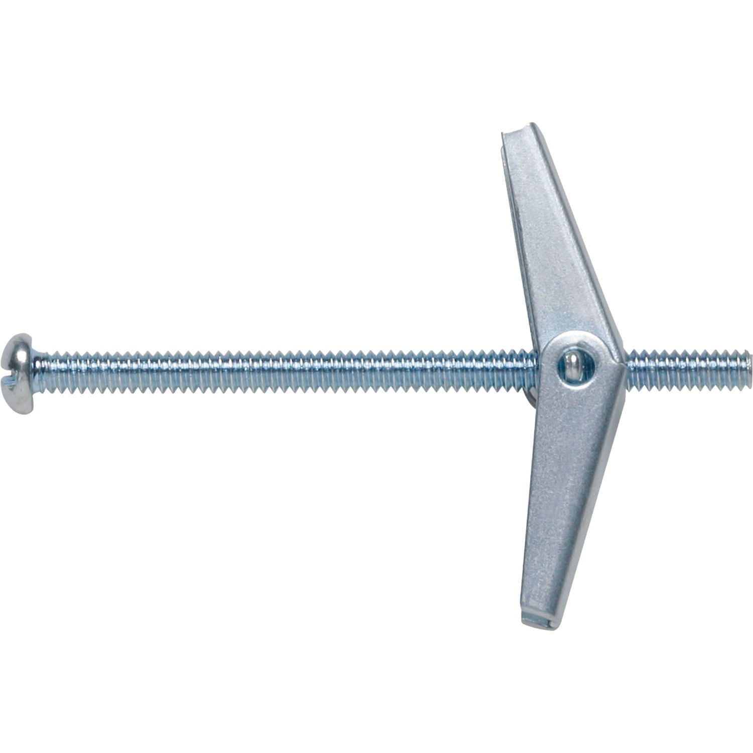 BLACK & DECKER Black & Decker 04233-PWR Power Fasteners Zinc Plated ANSI B18.6.3 Carbon Steel Phillips/Slotted Drive Mushroom-Truss Head Combo Hollow Wall Anchor Spring Wing Toggle Bolt 1/4-inch x 3-inch