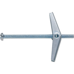 BLACK & DECKER Black & Decker 04233-PWR Power Fasteners Zinc Plated ANSI B18.6.3 Carbon Steel Phillips/Slotted Drive Mushroom-Truss Head Combo Hollow Wall Anchor Spring Wing Toggle Bolt 1/4-inch x 3-inch