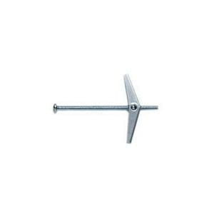 BLACK & DECKER Black & Decker 04233-PWR Power Fasteners Zinc Plated ANSI B18.6.3 Carbon Steel Phillips/Slotted Drive Mushroom-Truss Head Combo Hollow Wall Anchor Spring Wing Toggle Bolt 1/4-inch x 3-inch