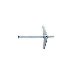 BLACK & DECKER Black & Decker 04233-PWR Power Fasteners Zinc Plated ANSI B18.6.3 Carbon Steel Phillips/Slotted Drive Mushroom-Truss Head Combo Hollow Wall Anchor Spring Wing Toggle Bolt 1/4-inch x 3-inch